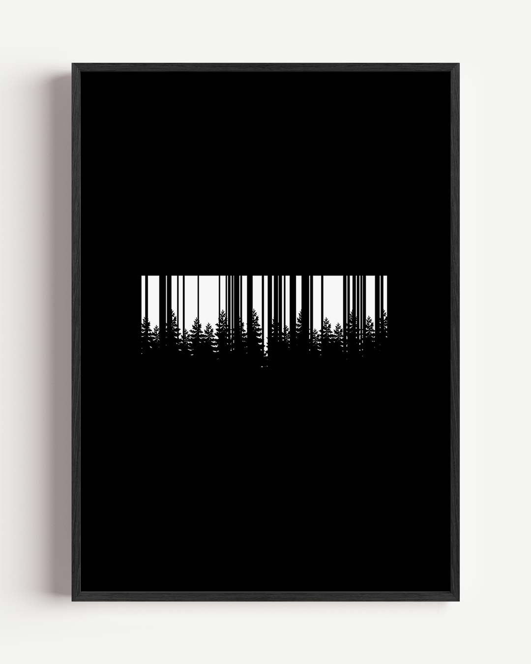 Nature Barcode – quote portret poster als wanddecoratie