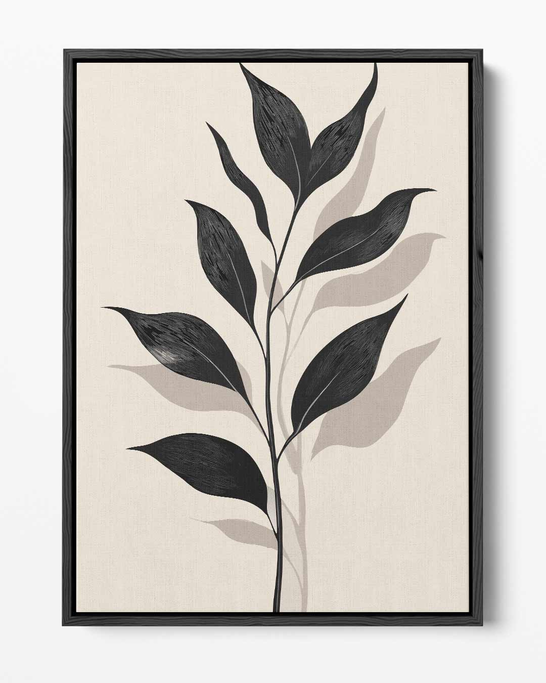 Natuurlijke Elegantie Wanddecoratie – portret kunstwerk als wanddecoratie