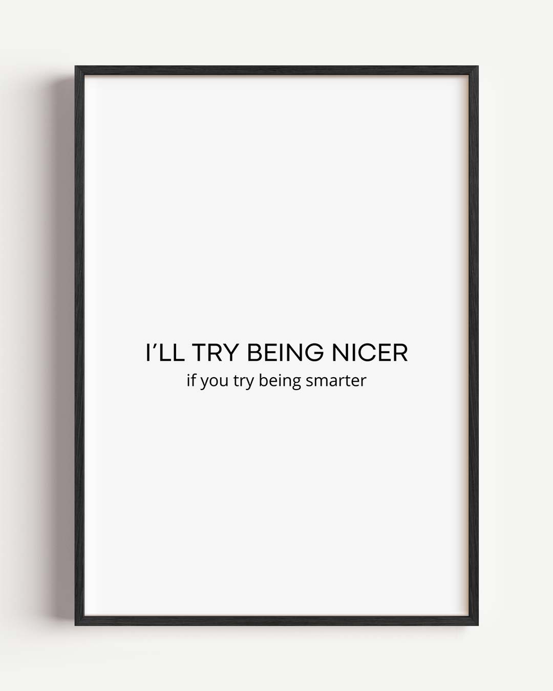 Inspirerende Quote – quote portret poster als wanddecoratie