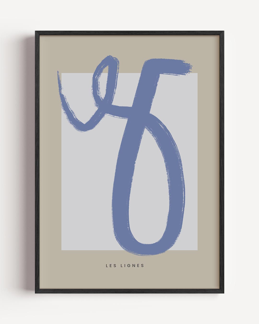 Moderne Abstracte Kunstposter – abstracte portret poster als wanddecoratie