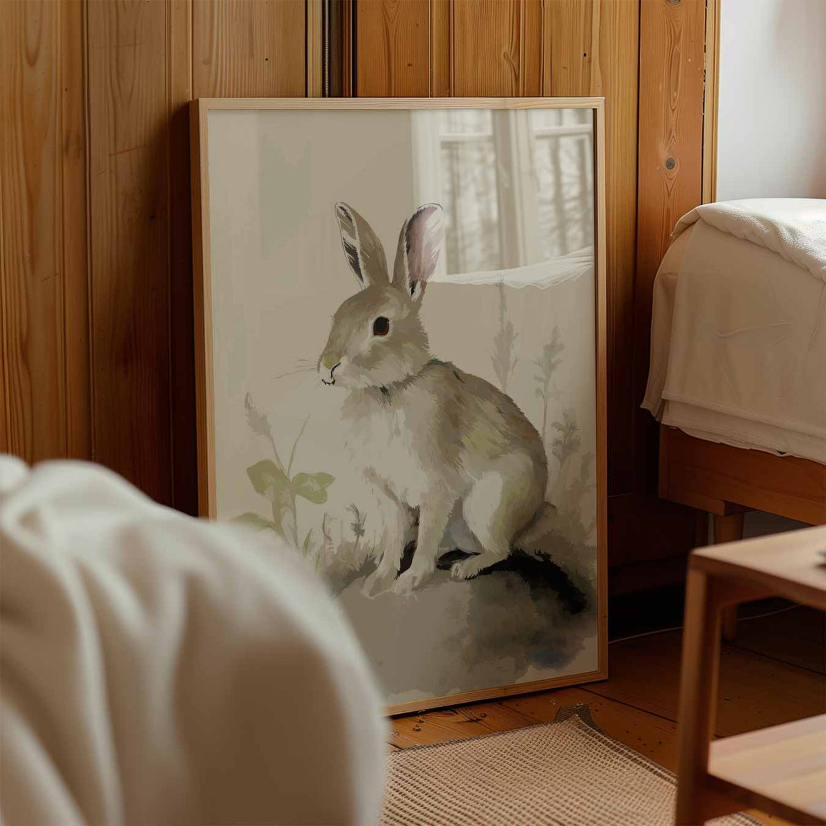 Schattige Konijnenposter – kinderposter in staand formaat