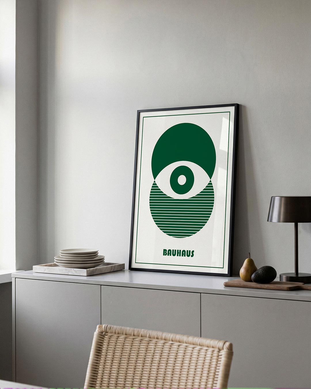  – moderne Bauhaus wandkunst als poster