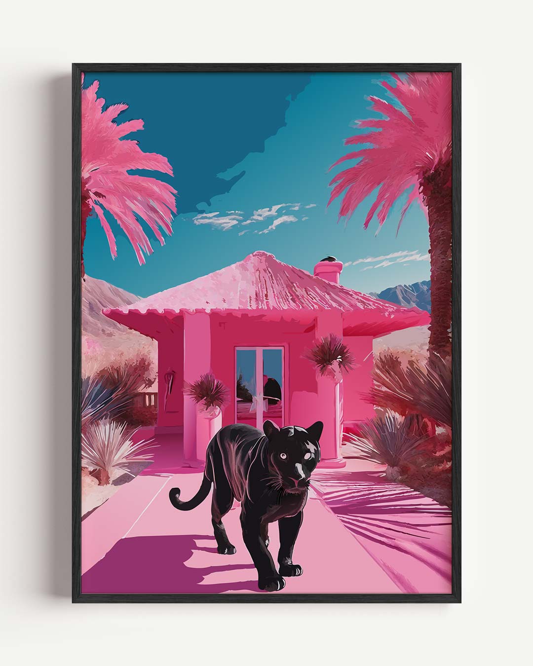 Avontuurlijke Droomlandschap – zomer portret poster als wanddecoratie