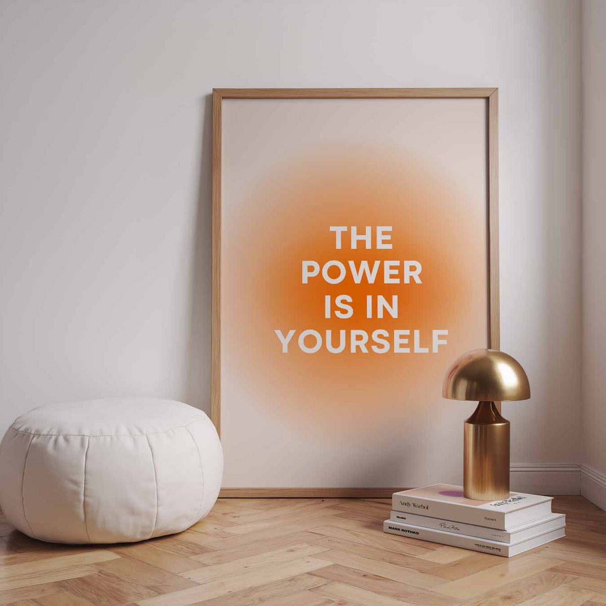 Motivational Power – staande muurposter met mindful uitstraling