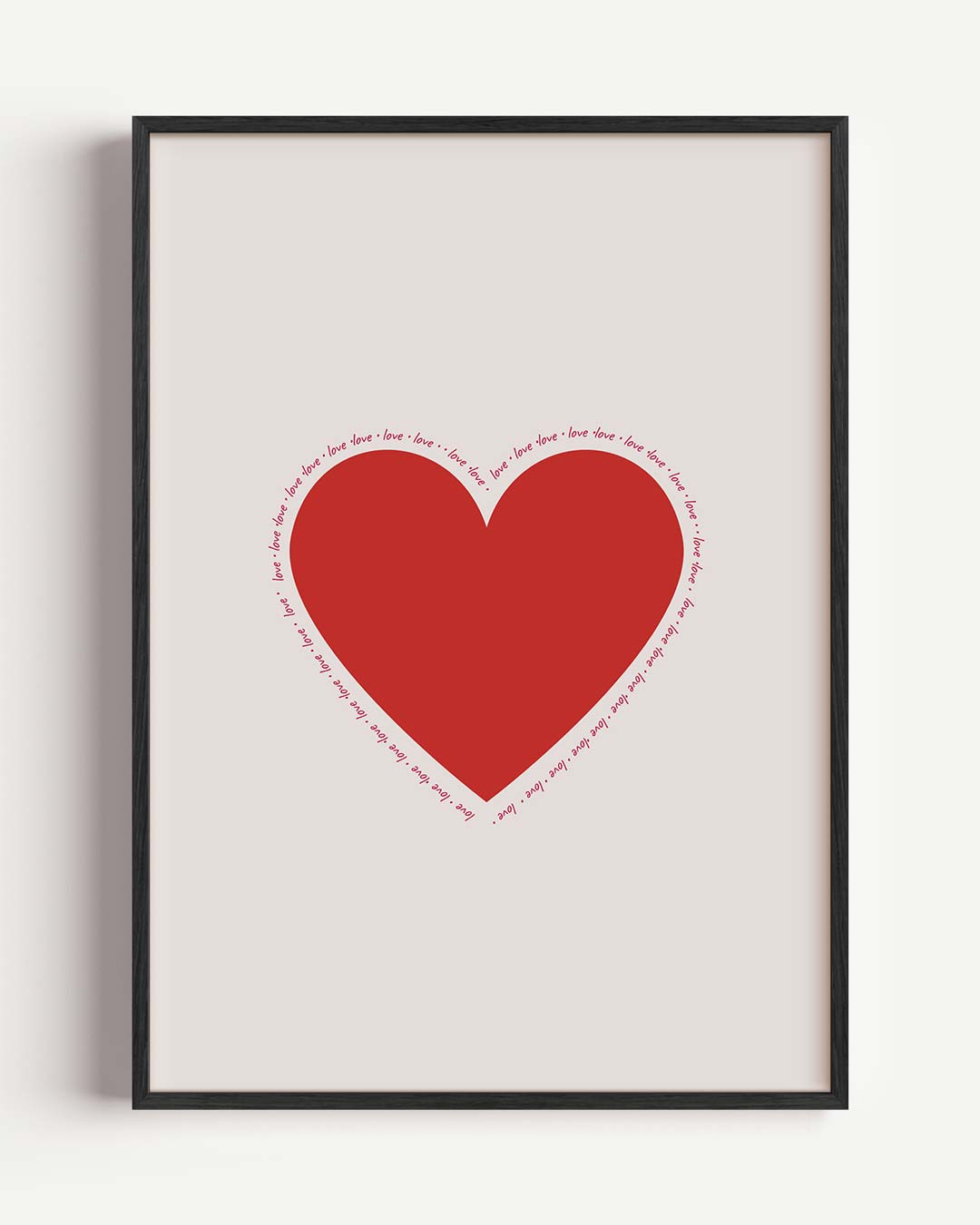 Love Hart – zomer portret poster als wanddecoratie