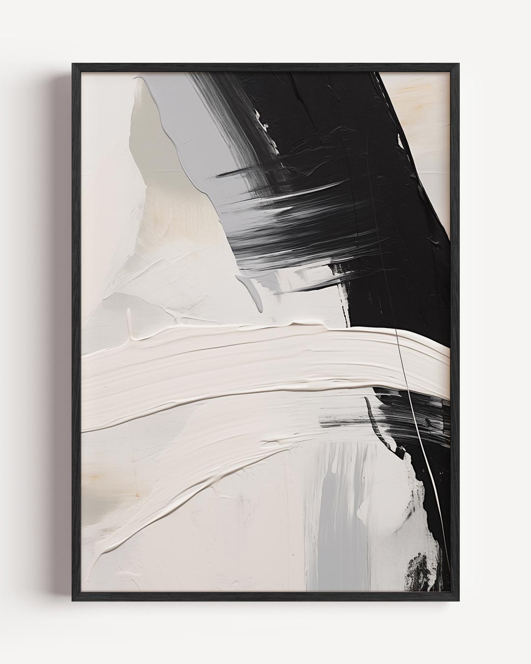 Elegante Abstracte Kunstposter – textuur portret poster als wanddecoratie