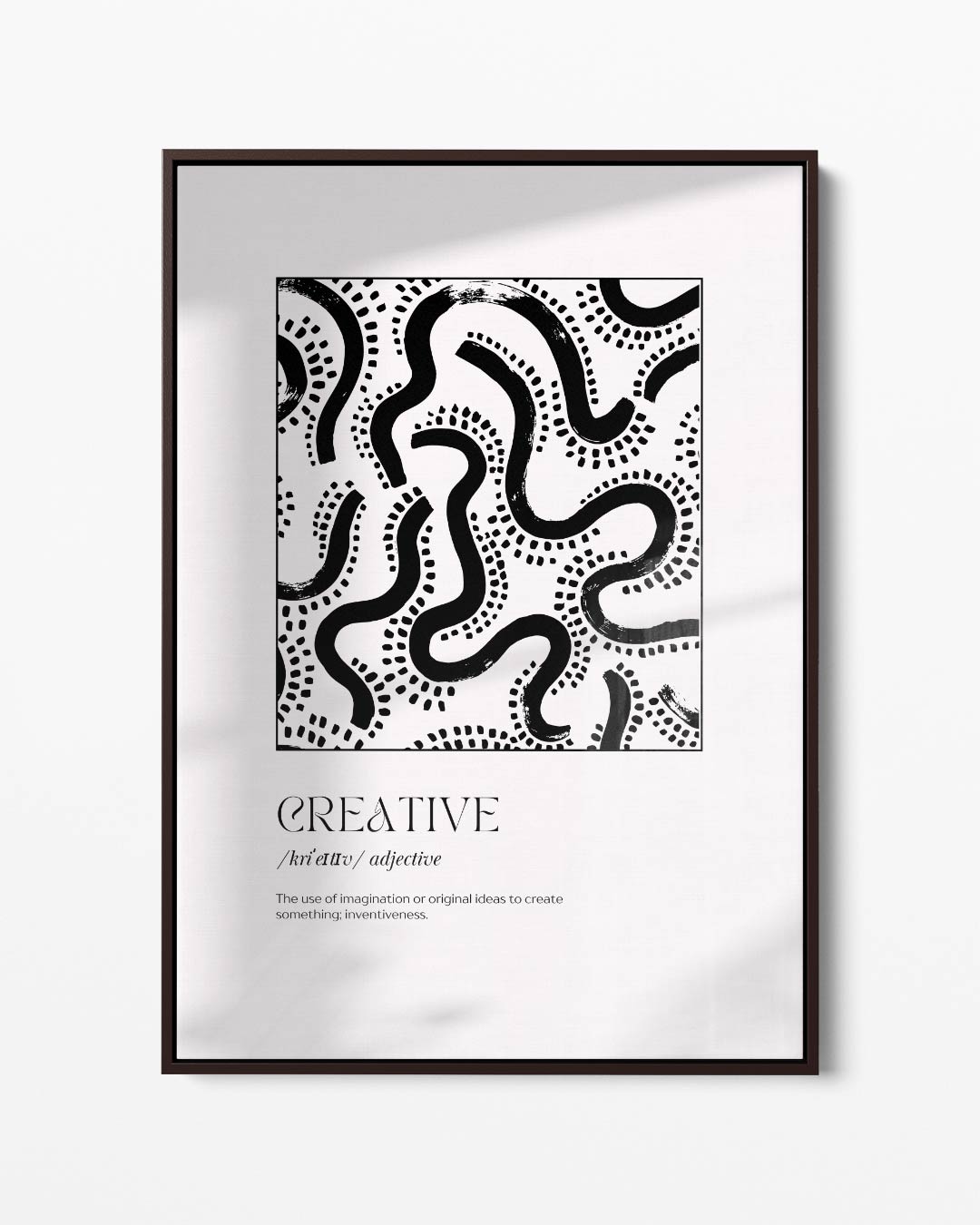 Creatieve Invloeden – portret kunstwerk als wanddecoratie