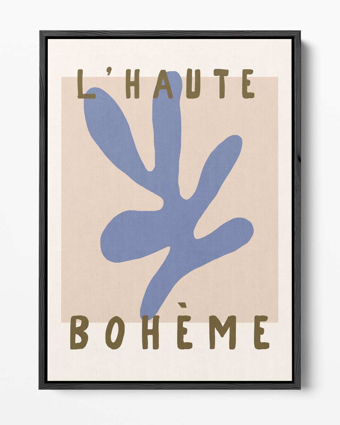 Moderne Boheemse Kunstprint – portret kunstwerk als wanddecoratie