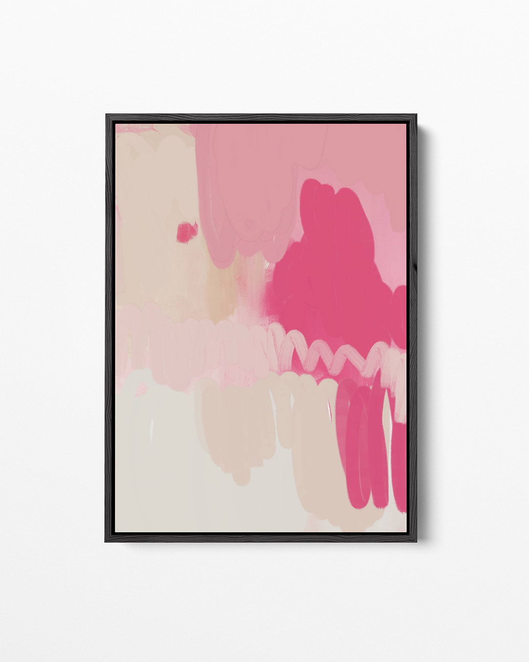 Zachte kleurencompositie – staand wanddecoratie kunstwerk
