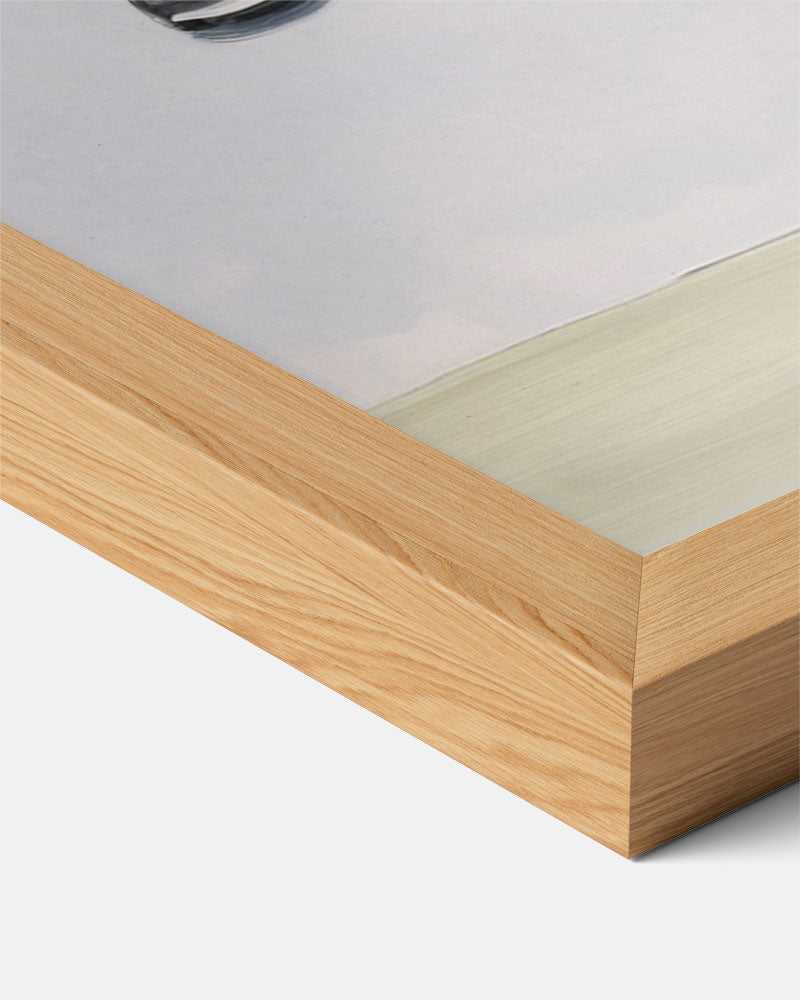 Stijlvolle Minimalistische Tafereel – staande keuken wanddecoratie van WallArtistic