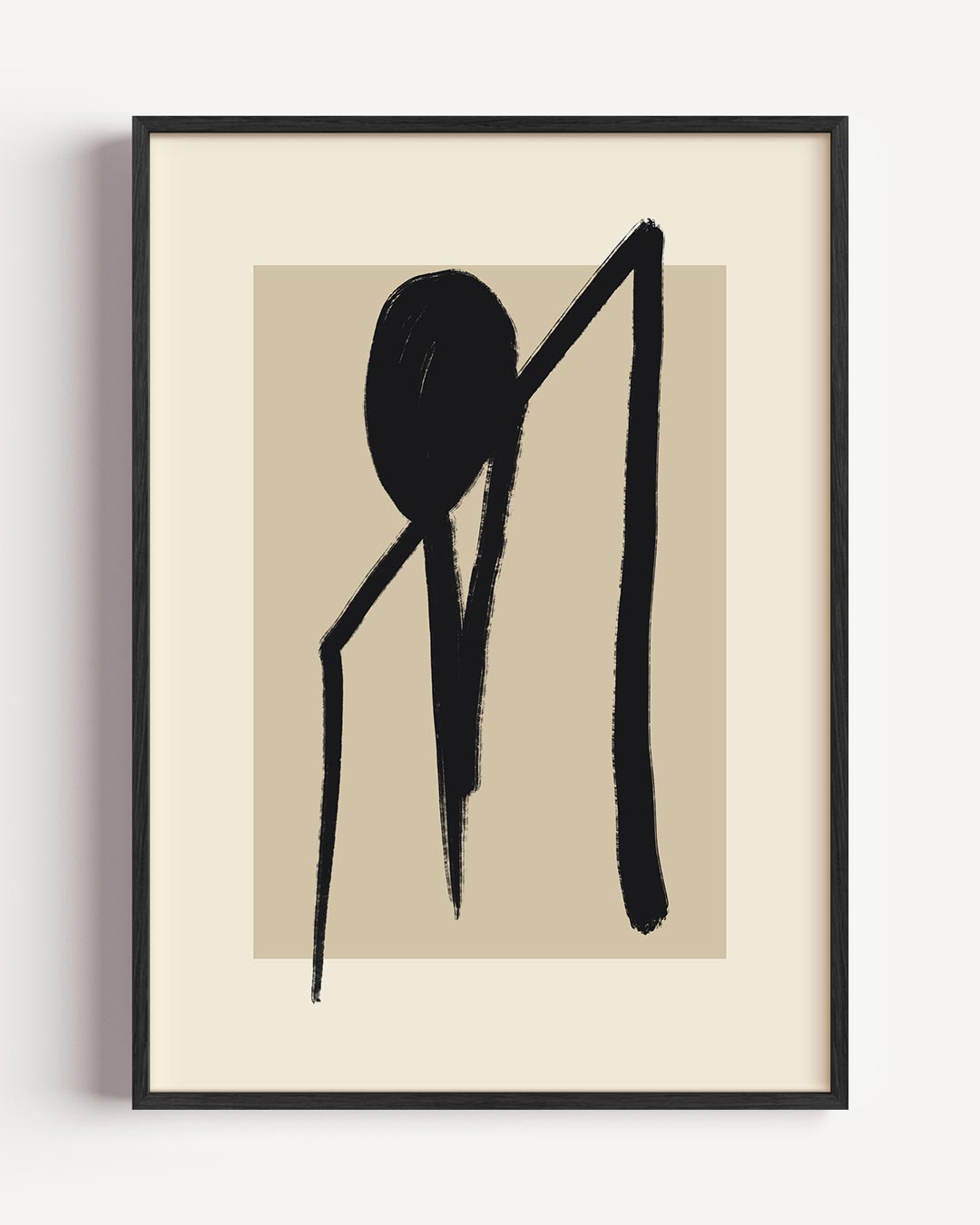 Abstracte Elegantie – abstracte portret poster als wanddecoratie
