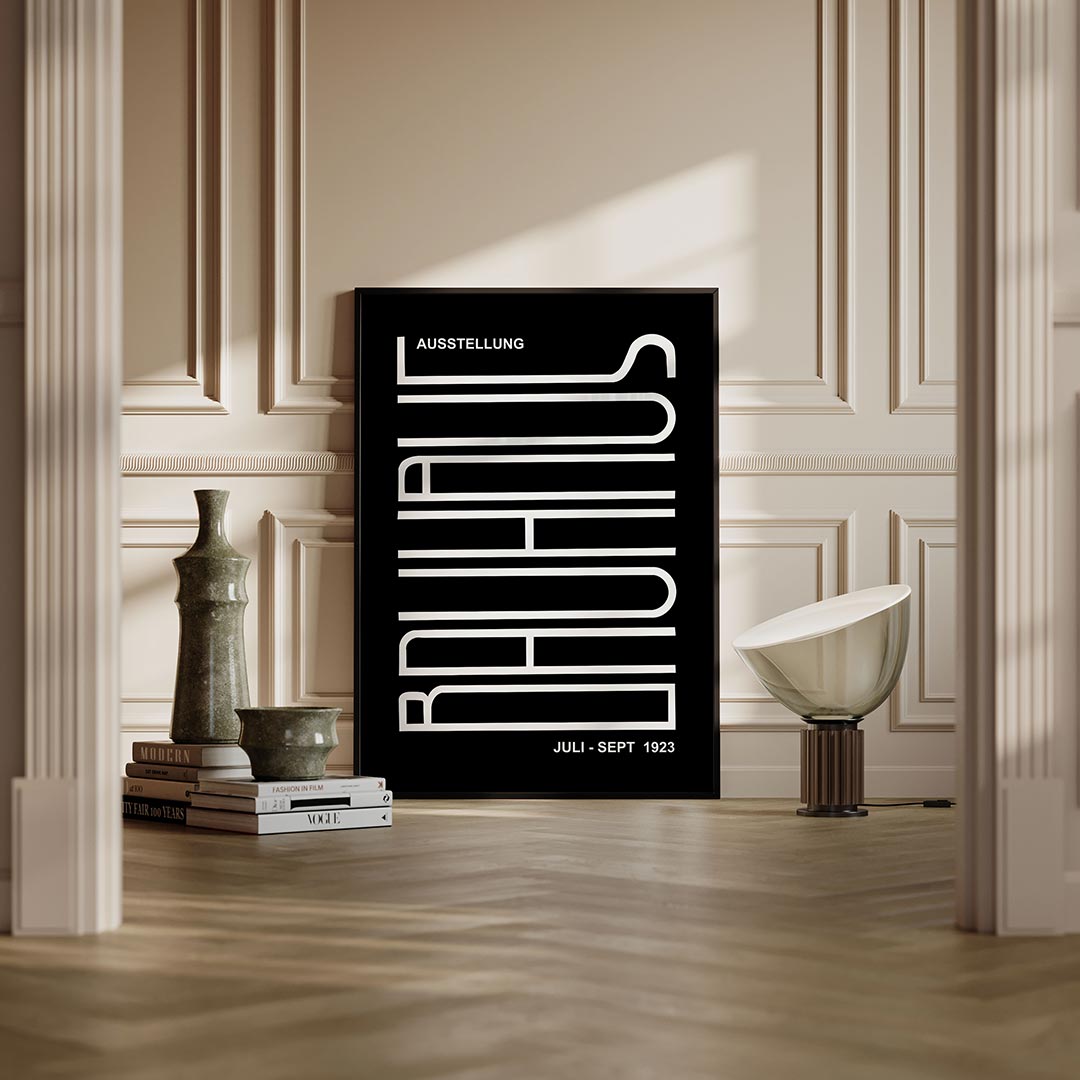  – moderne Bauhaus wandkunst als poster