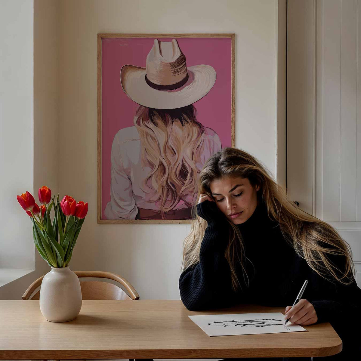 Western Droom – paasposter in staand formaat