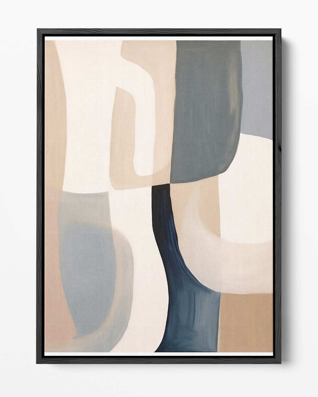 Harmonische Abstractie – portret kunstwerk als wanddecoratie