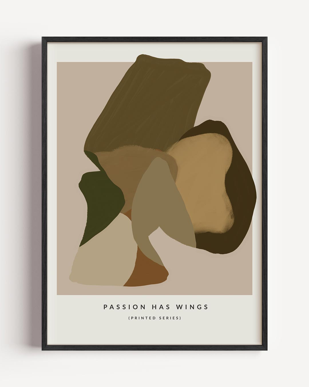 Abstrakte Passie Print – keuken portret poster als wanddecoratie