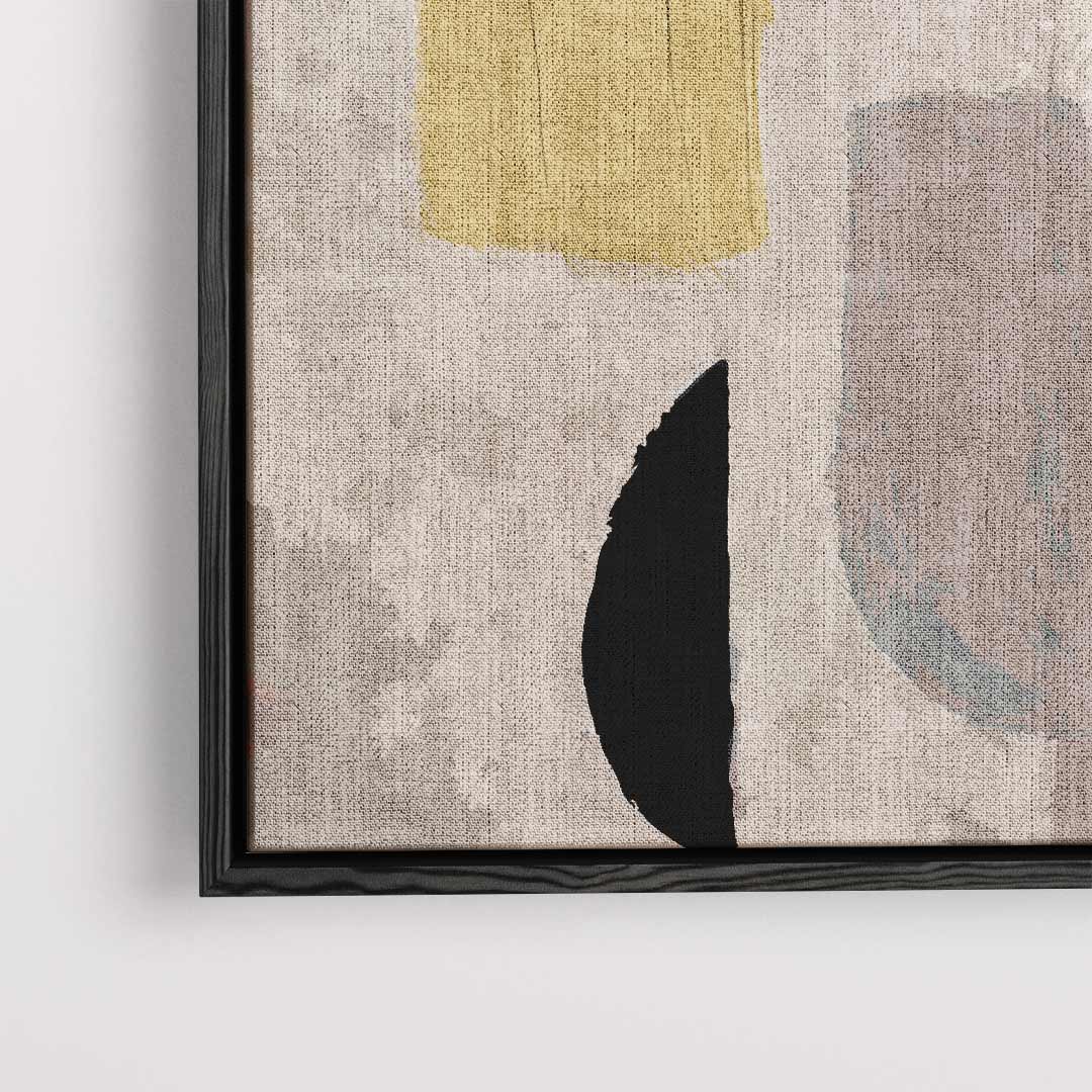 Moderne Abstracte Compositie – dibond kunstwerk als wanddecoratie