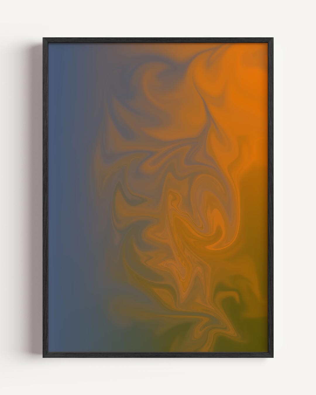 Dreamy Sunset Abstract – kleurrijke abstracte portret poster als wanddecoratie