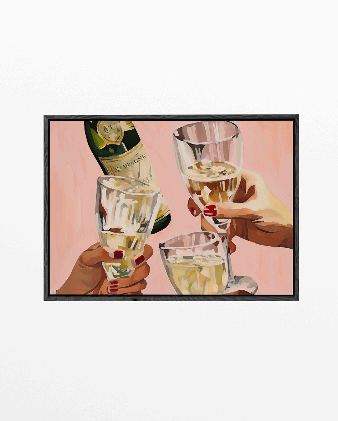 Feestelijke toast – liggend keuken kunstwerk