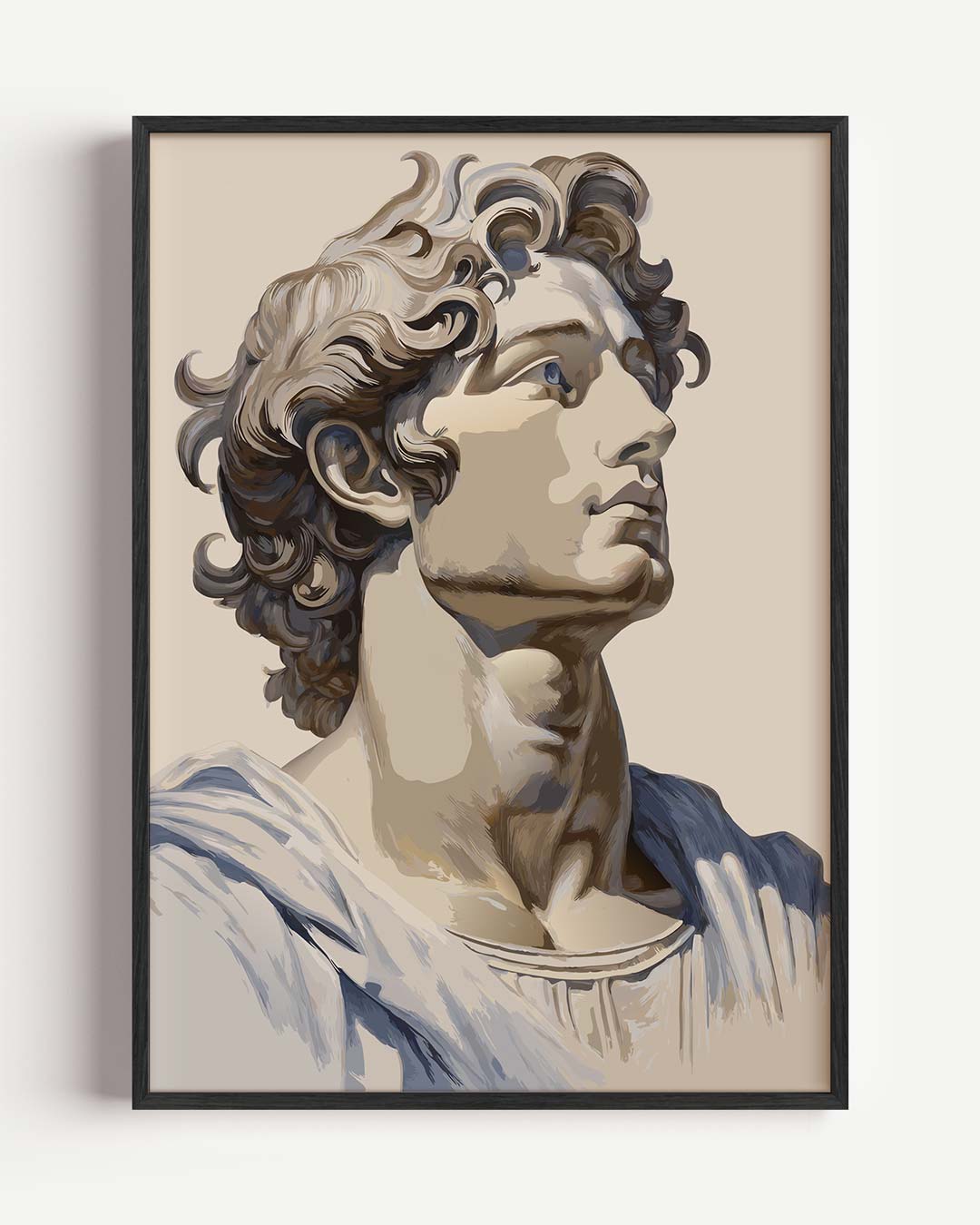Klassieke Elegantie Beeldposter – Popart en Streetart portret poster als wanddecoratie
