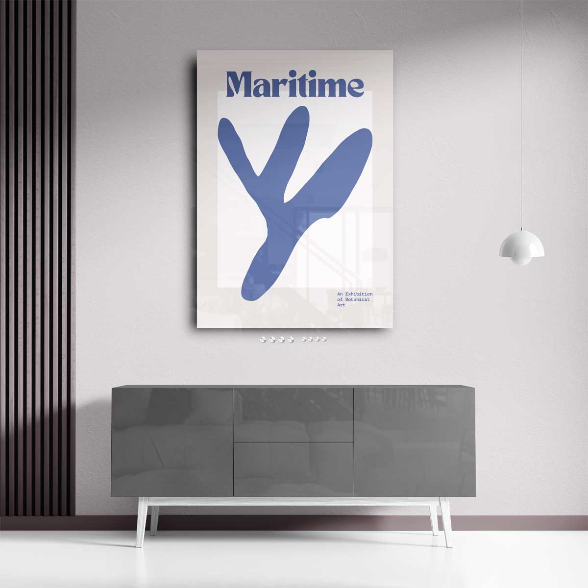Maritieme Botanische Kunstposter – portret kunstwerk als wanddecoratie, afbeelding 13