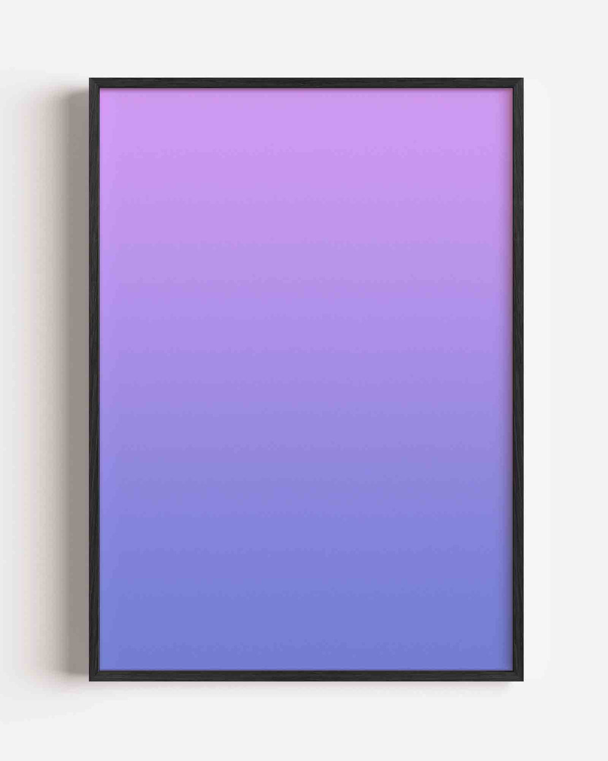 Paarse gradient – Kleur & Vormen portret poster als wanddecoratie