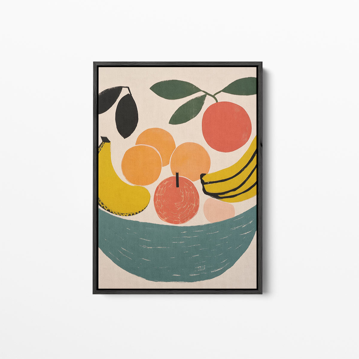 Vrolijk Fruit – canvas kunstwerk als wanddecoratie