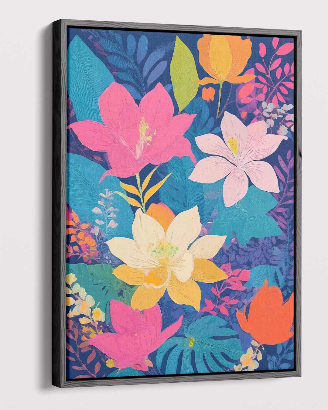Krachtige Bloemenpracht – dibond kunstwerk als wanddecoratie