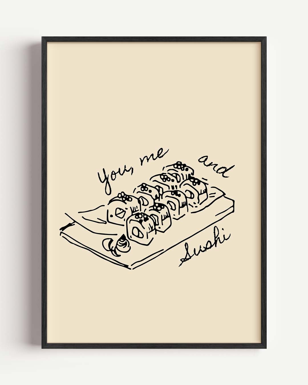 Sushi Liefde – keuken portret poster als wanddecoratie