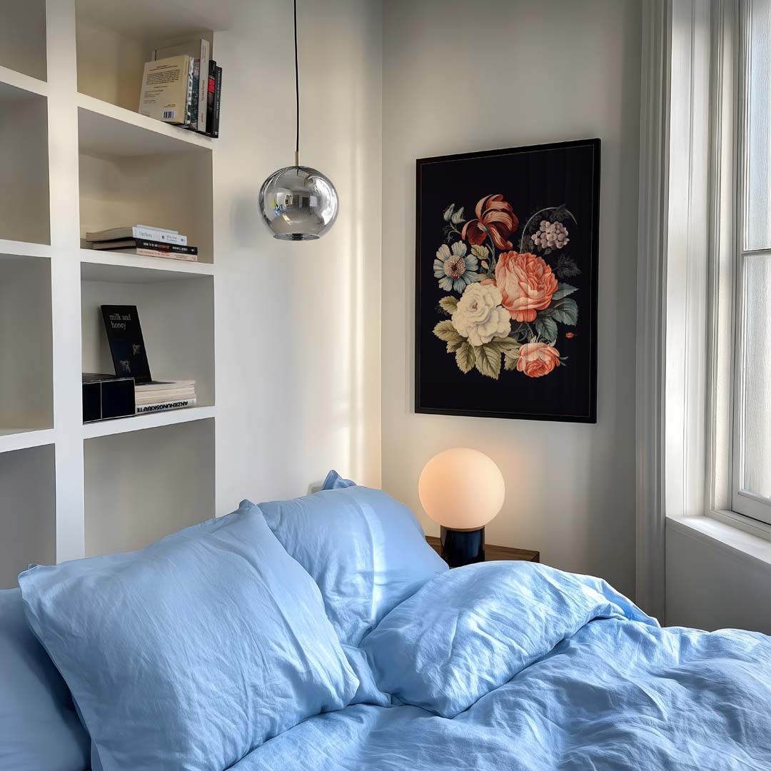 Elegante Bloemenpracht – staande muurposter met bloemen