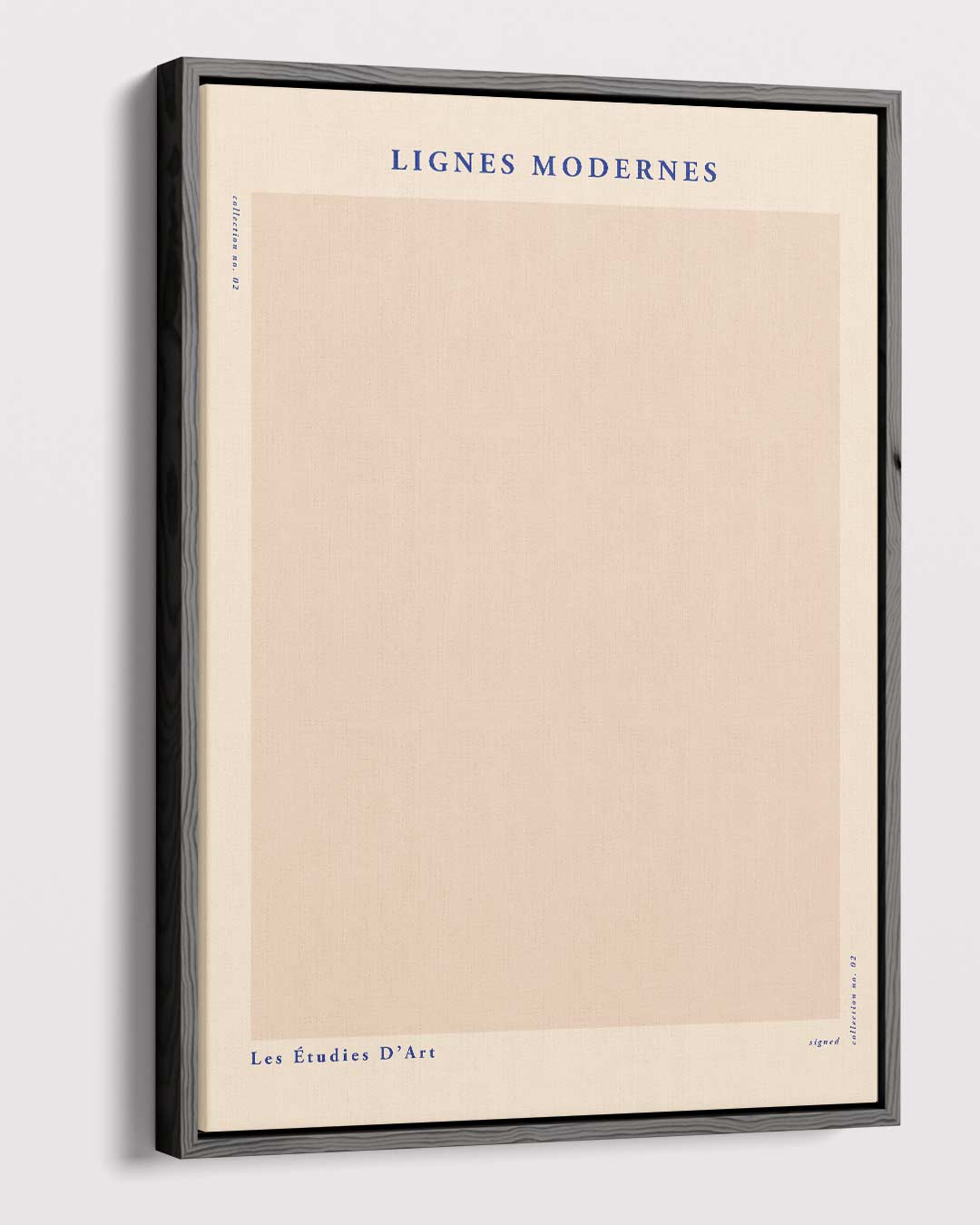 Lignes Modernes Poster – canvas wanddecoratie in portret formaat