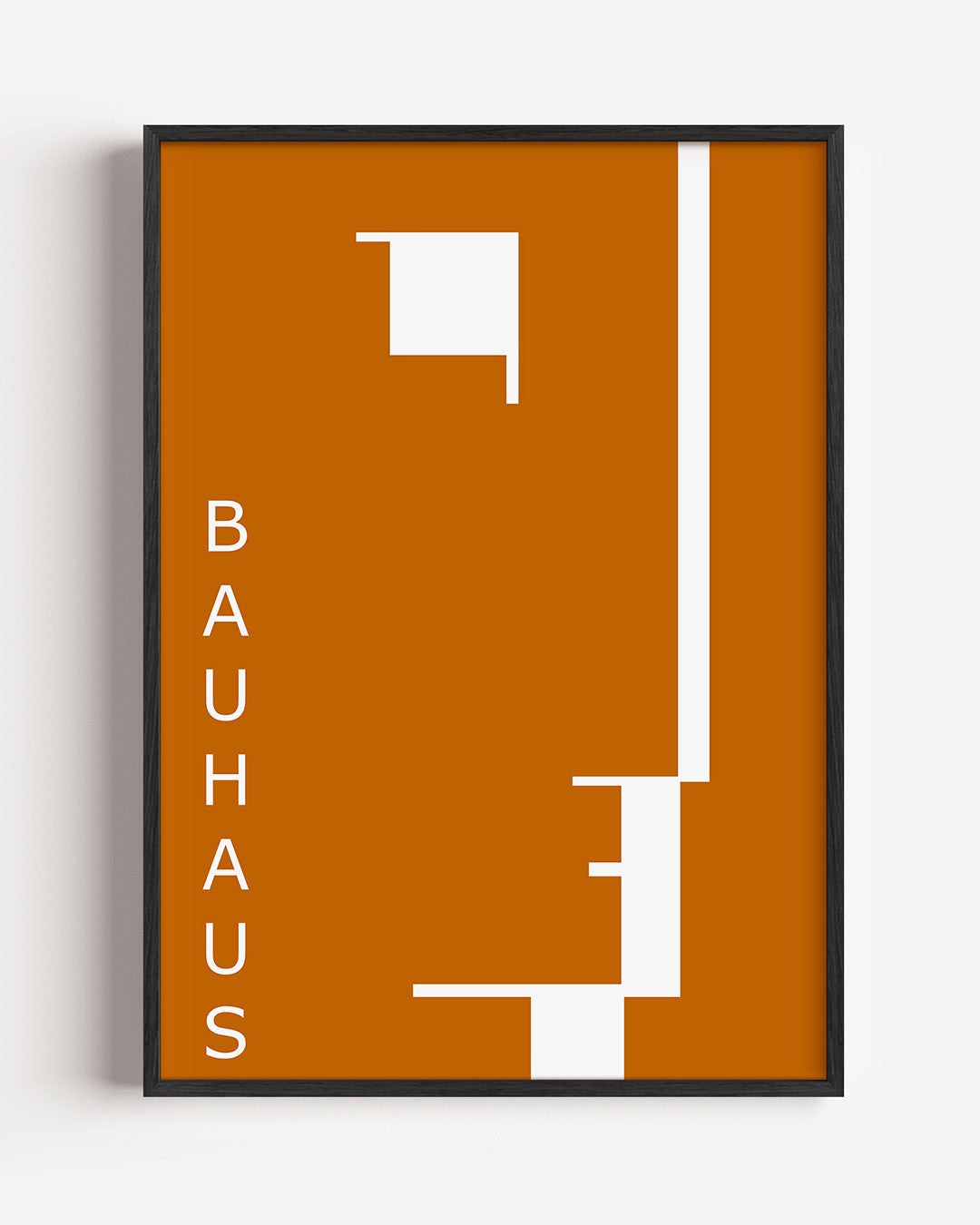 Vormen en vlakken – staande Bauhaus poster als wanddecoratie