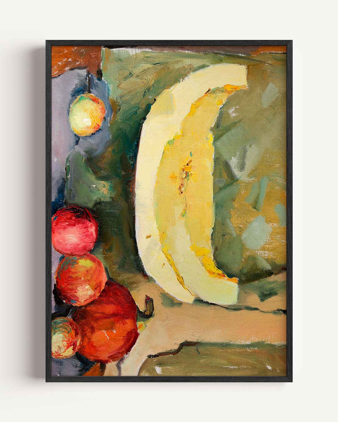 Kleurrijke Fruitimpressies – Popart en Streetart portret poster als wanddecoratie