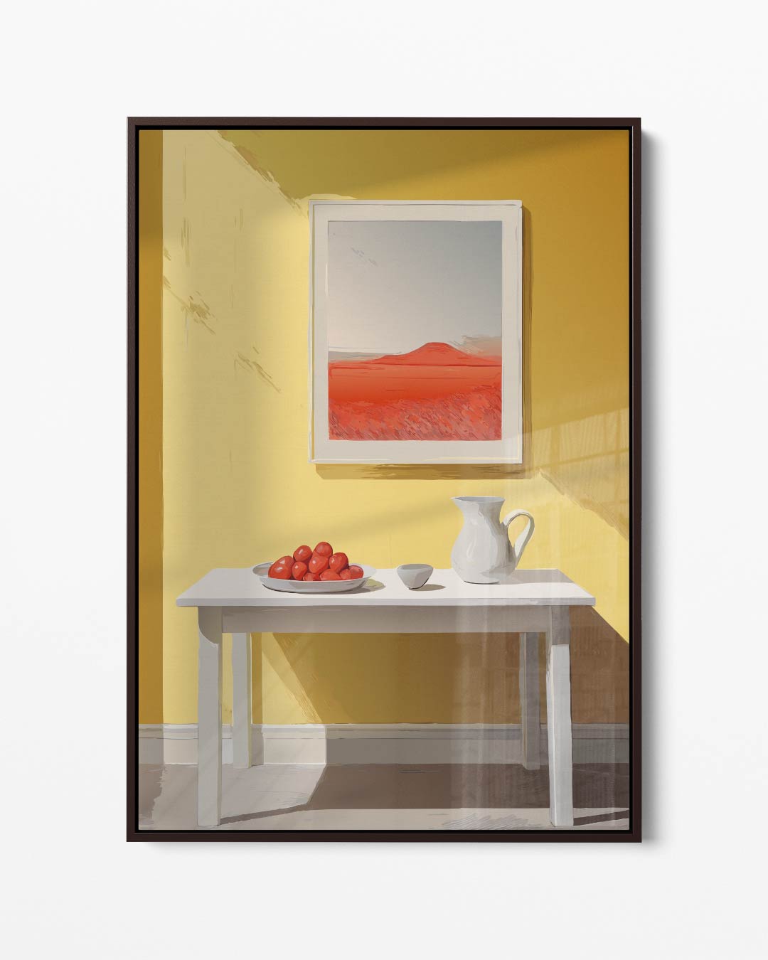 Zonovergoten Stil Leven – portret kunstwerk als wanddecoratie