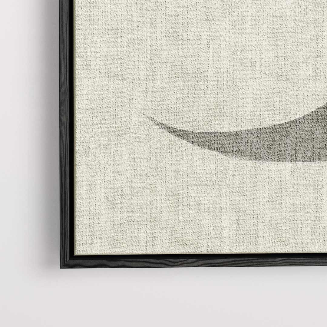 Sereen Halvemaan Abstract – dibond kunstwerk als wanddecoratie