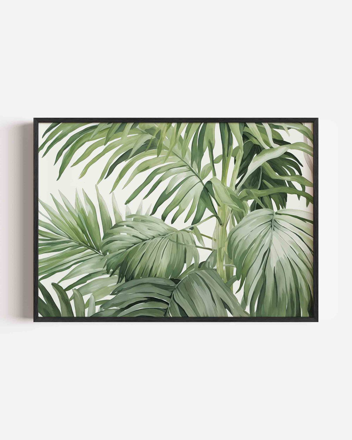 Groene bladeren – jungle landscape poster als wanddecoratie