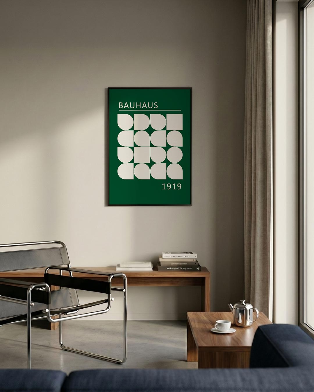  – geometrische poster in Bauhaus-stijl van WallArtistic