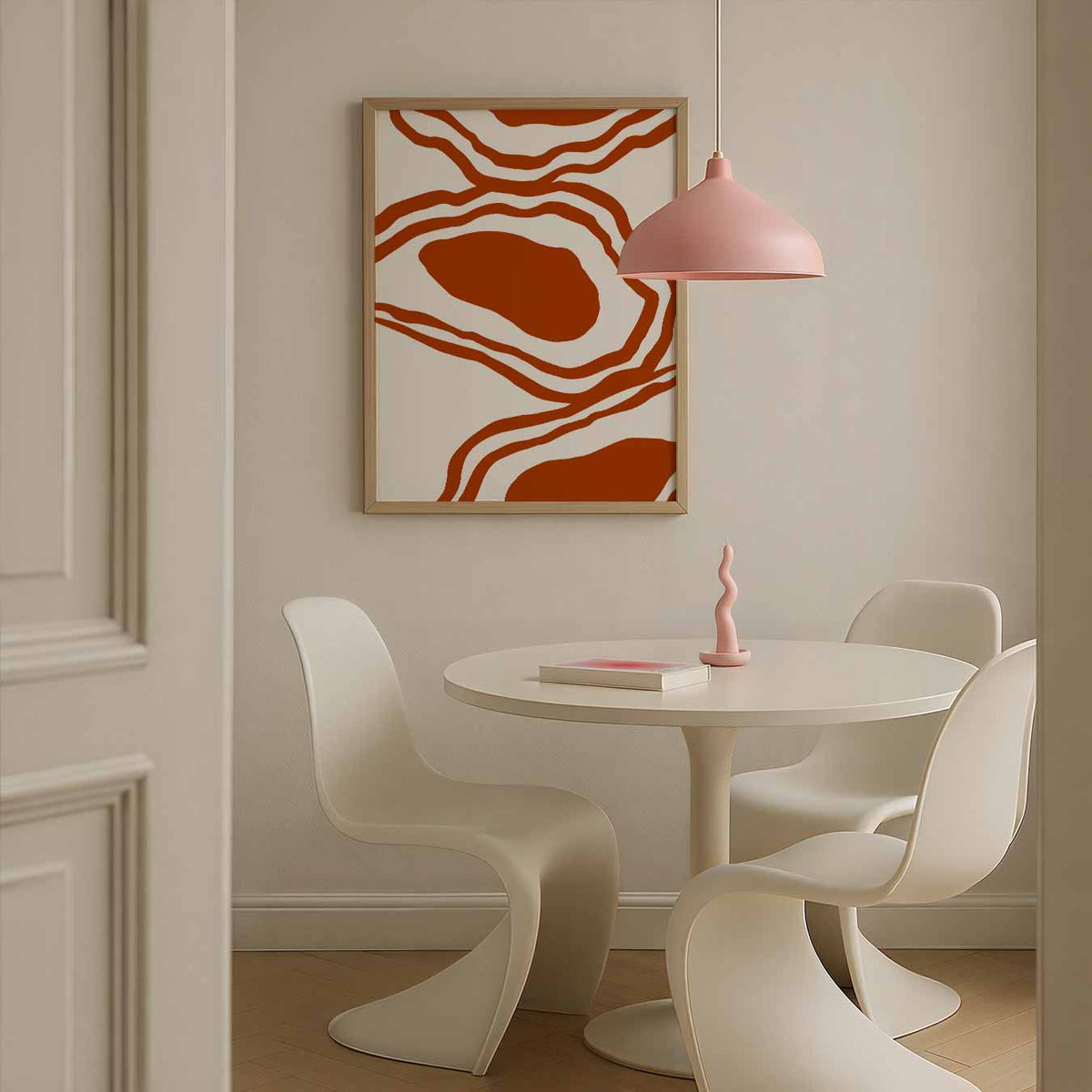 Organische Patronen – culinaire wandkunst als portret poster