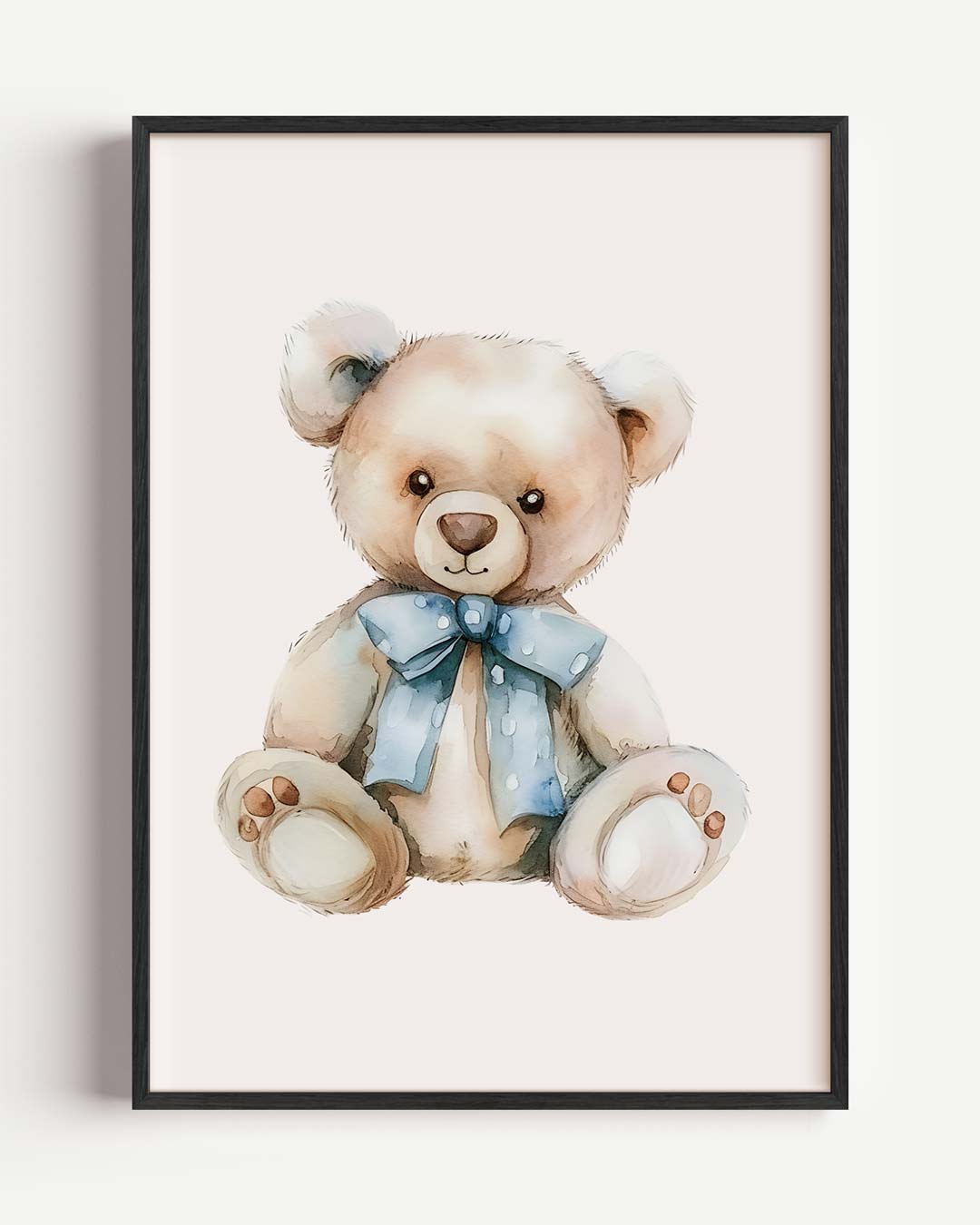 Schattige Teddyberen – kids portret poster als wanddecoratie
