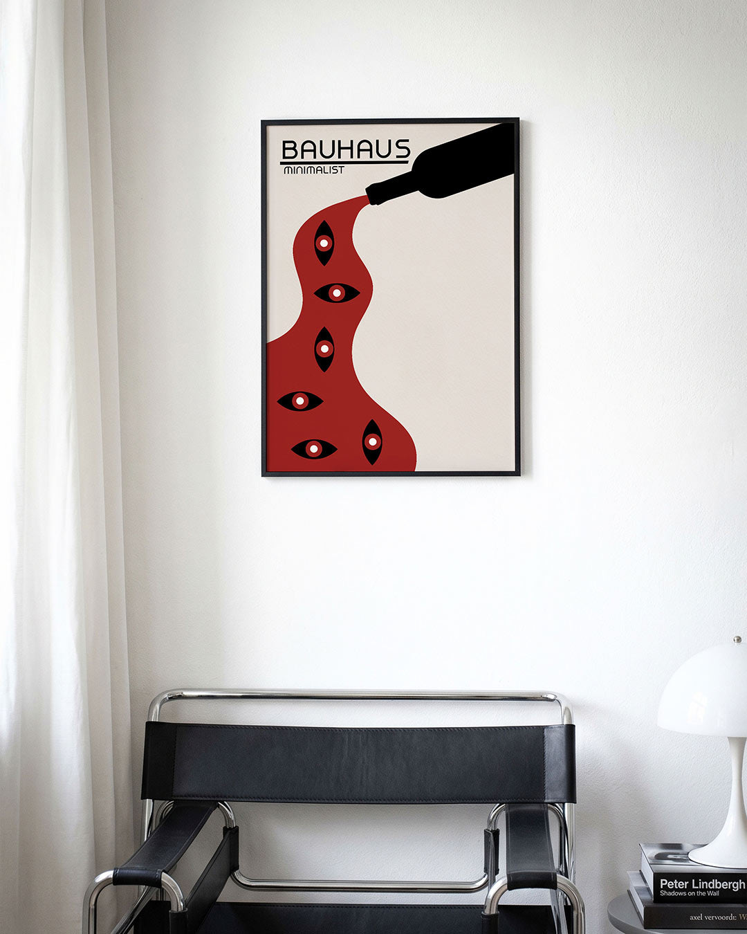 Vormen en vlucht – moderne Bauhaus wandkunst als poster