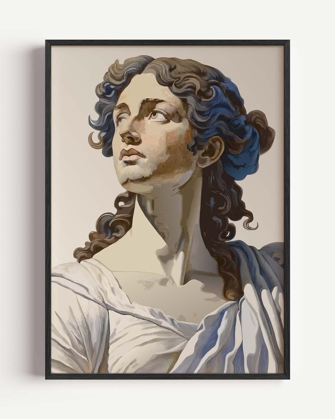 Klassieke Elegantie Portret – Popart en Streetart portret poster als wanddecoratie