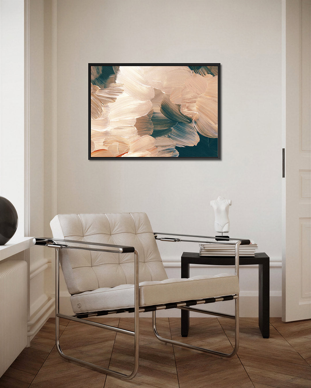 Penseelstreken – kunstwerk op canvas, dibond of plexiglas