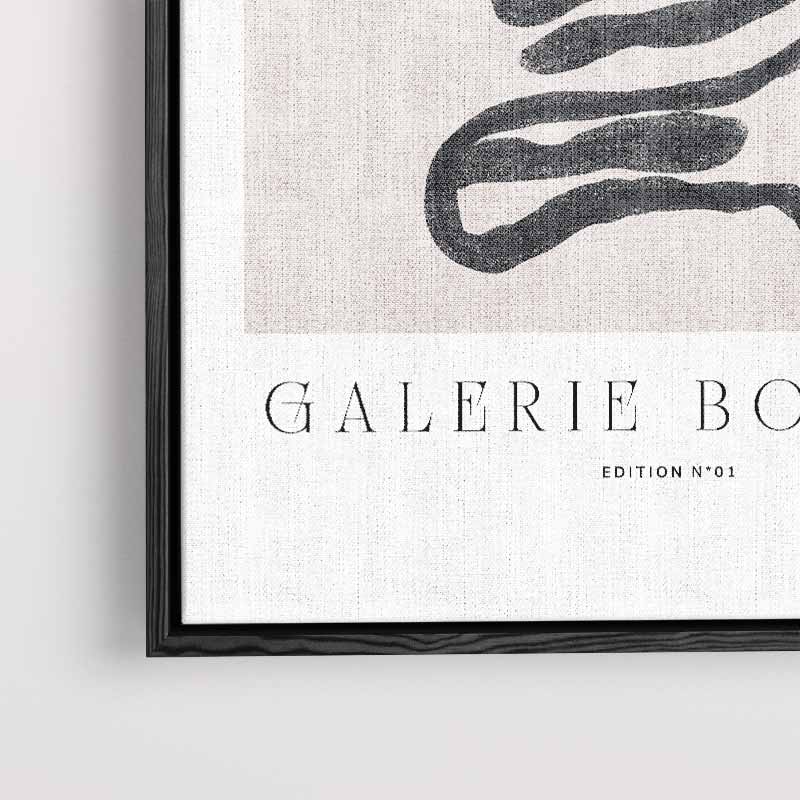Abstracte Bloemvorm – plexiglas kunstwerk als wanddecoratie