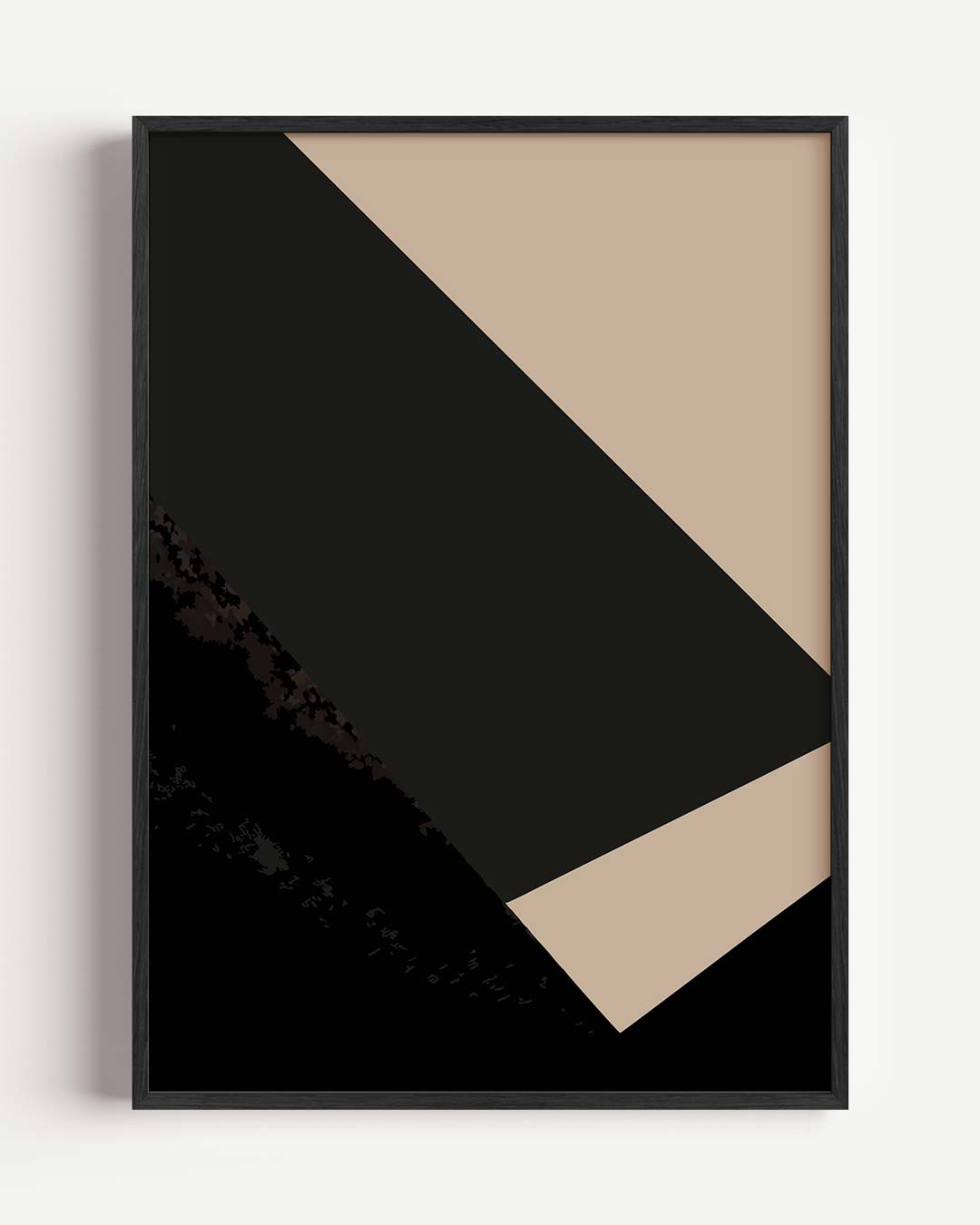 Minimalistische Geometrische – kleurrijke abstracte portret poster als wanddecoratie