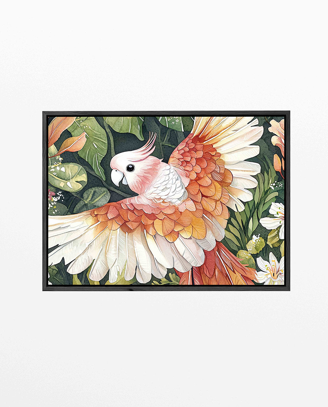 Vrolijke papegaai – Dieren kunstwerk – liggend dieren kunstwerk