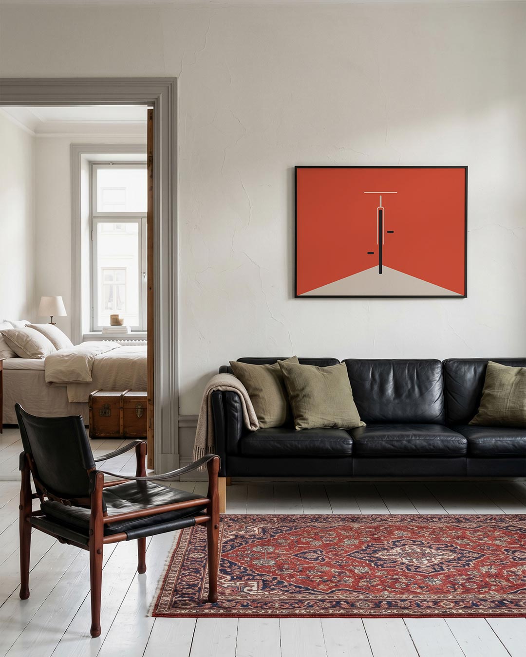 Abstracte – geometrische Bauhaus poster in liggend formaat
