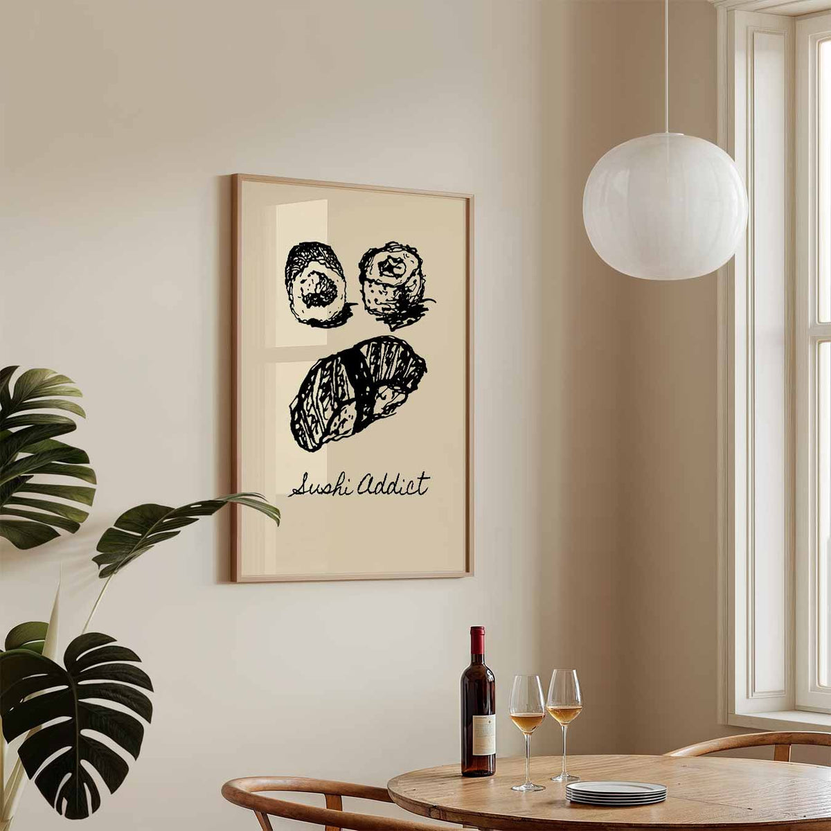 Sushi Addict – staande keuken wanddecoratie van WallArtistic