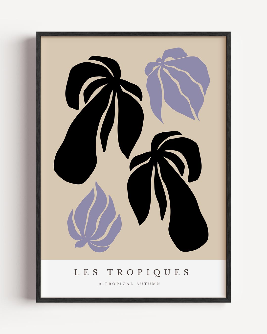 Tropische Herfst Sierposter – boheme portret poster als wanddecoratie