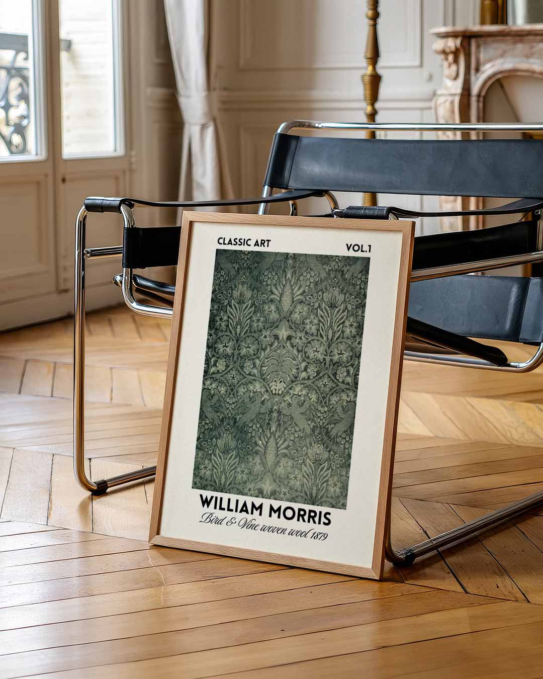 William Morris Bird & Vine Woven 1879 – William Morris poster in staand formaat