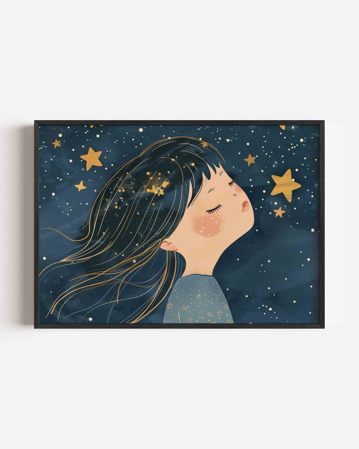 Sterrenhemel kind – landscape kinderposter als wanddecoratie