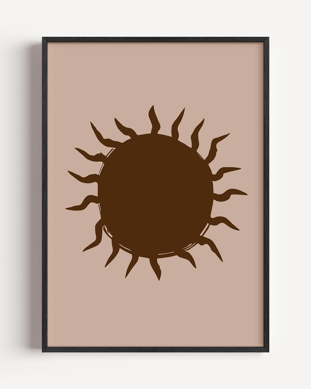 Zonnige Boho Chic – zomer portret poster als wanddecoratie